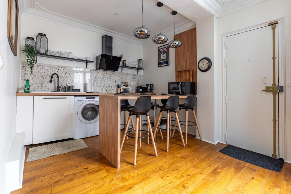 Appartement 2 Etages Paris - Metro 9 Grands Boulevards - Folies Bergeres Luaran gambar