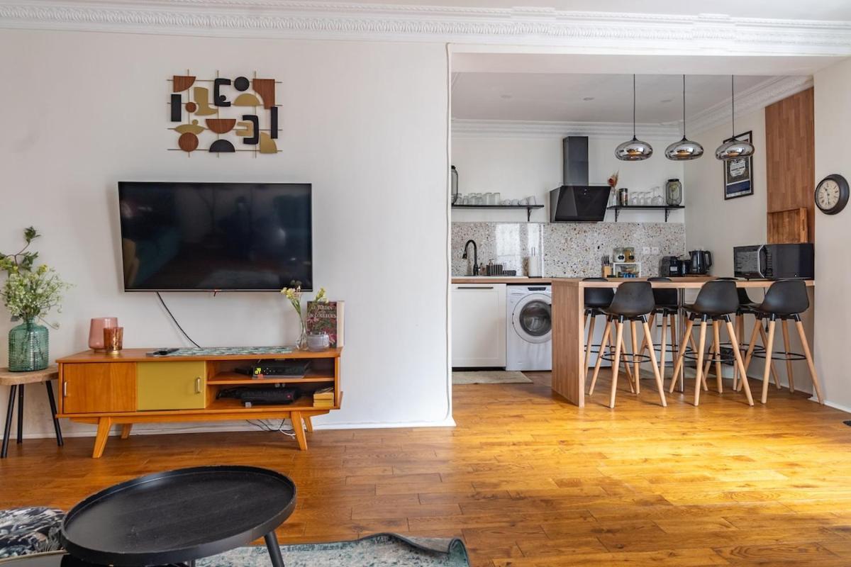 Appartement 2 Etages Paris - Metro 9 Grands Boulevards - Folies Bergeres Luaran gambar
