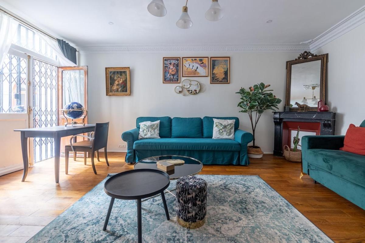 Appartement 2 Etages Paris - Metro 9 Grands Boulevards - Folies Bergeres Luaran gambar